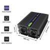 Qoltec Przetwornica napięcia Monolith 3000 MS Wave | 12V na 230V |      1500^3000W | USB
